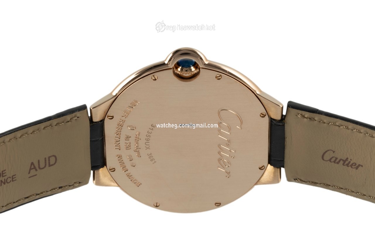 Cartier Ballon Bleu Mens watch Unisex Manual winding Red gold 3661 5