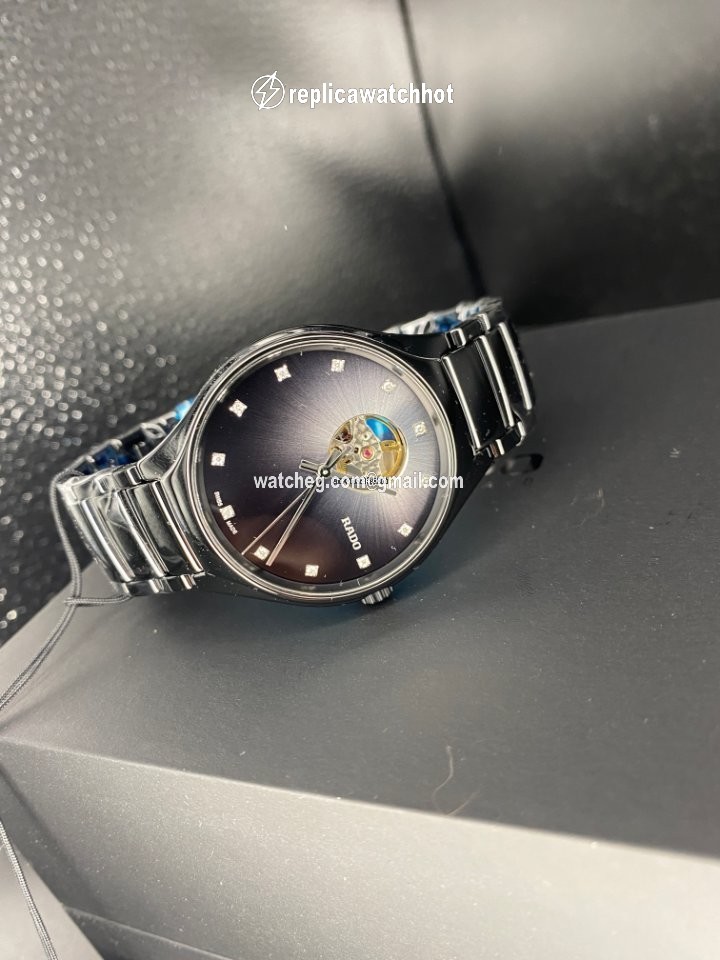 Rado True Mens watch Unisex Automatic Ceramic R27107732 5