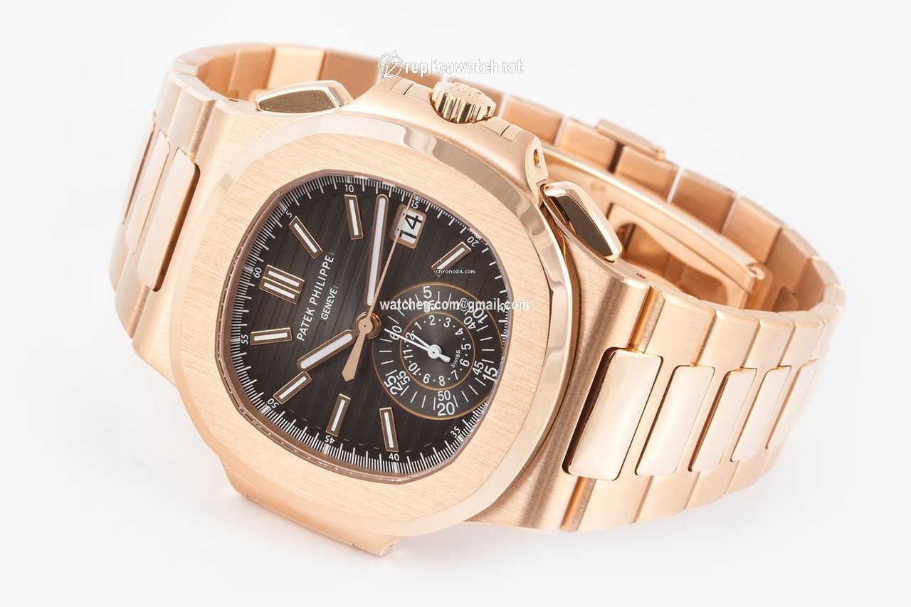 Patek Philippe Nautilus Mens watch Unisex Automatic Rose gold 5980 1R-001 5