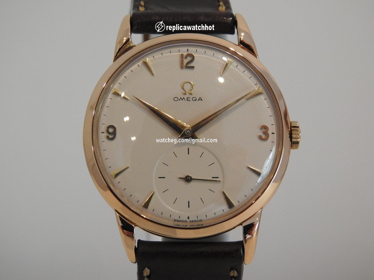 Omega De Ville Tresor Mens watch Unisex Manual winding Rose gold 2685 5