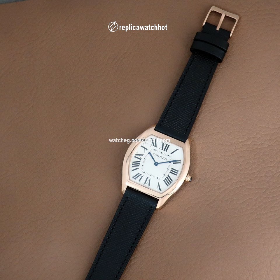 Cartier Tortue Mens watch Unisex Manual winding Rose gold WGTO0002 5