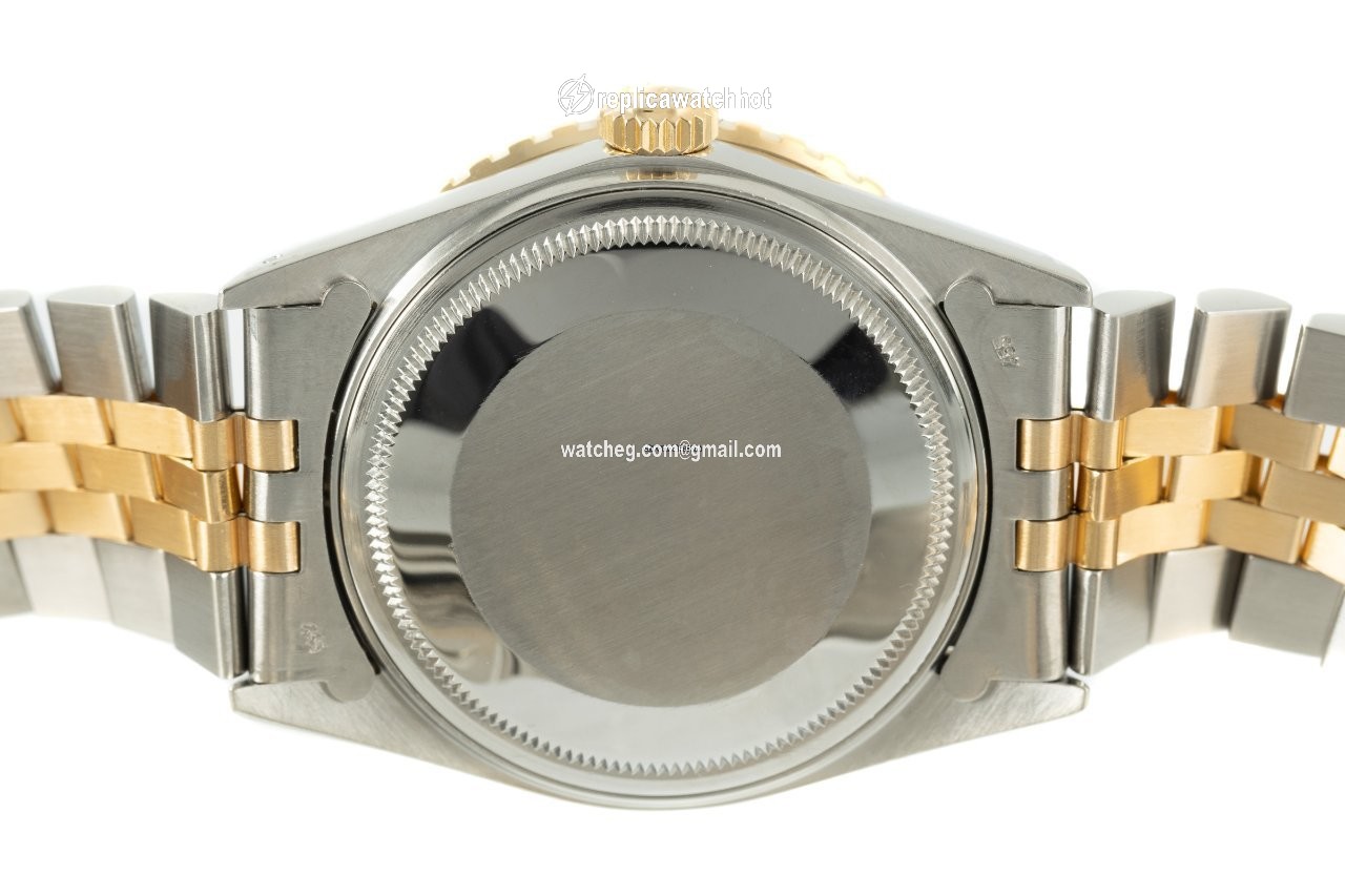 Rolex Datejust Turn-O-Graph Mens watch Unisex Gold Steel Automatic 16253 5