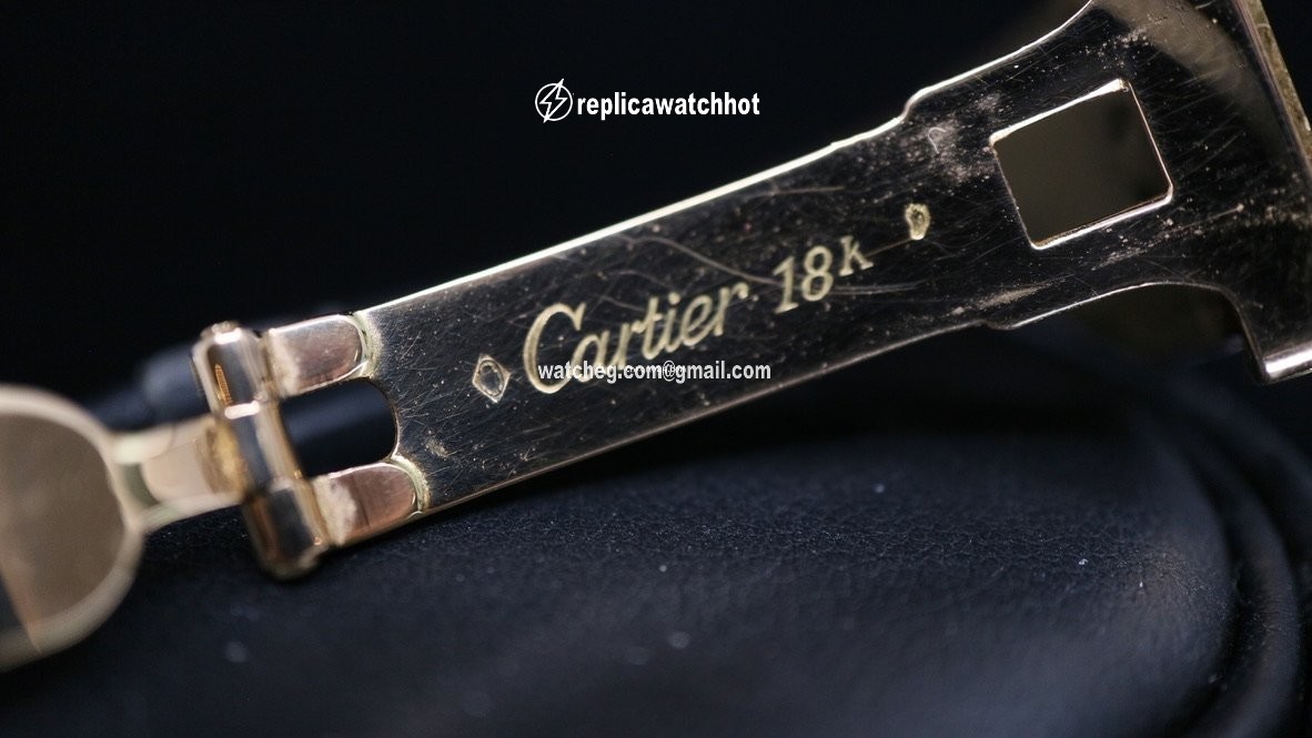 Cartier Mens watch Unisex Manual winding Yellow gold 780992616 5