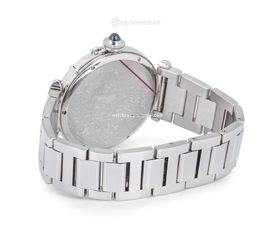 Cartier Pasha Mens watch Unisex Automatic White gold W30187M9 5