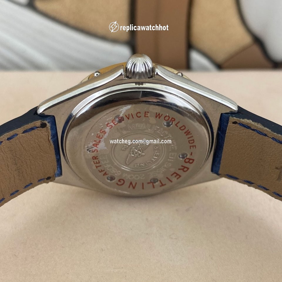 Breitling Lady J Quartz Gold Steel D52064 5