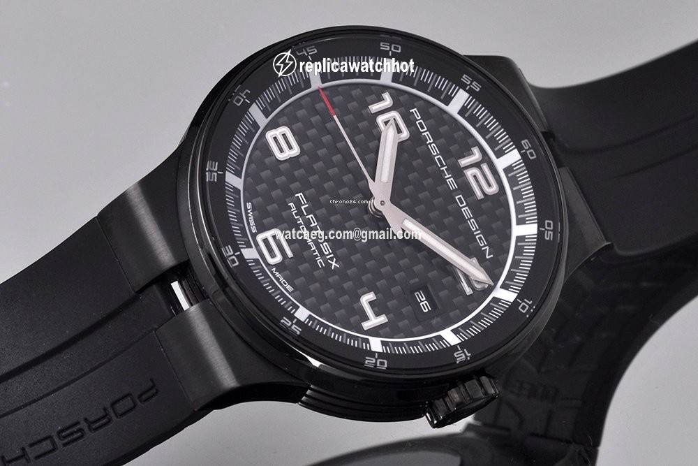 Porsche Design Flat Six Automatic Steel P6351 5