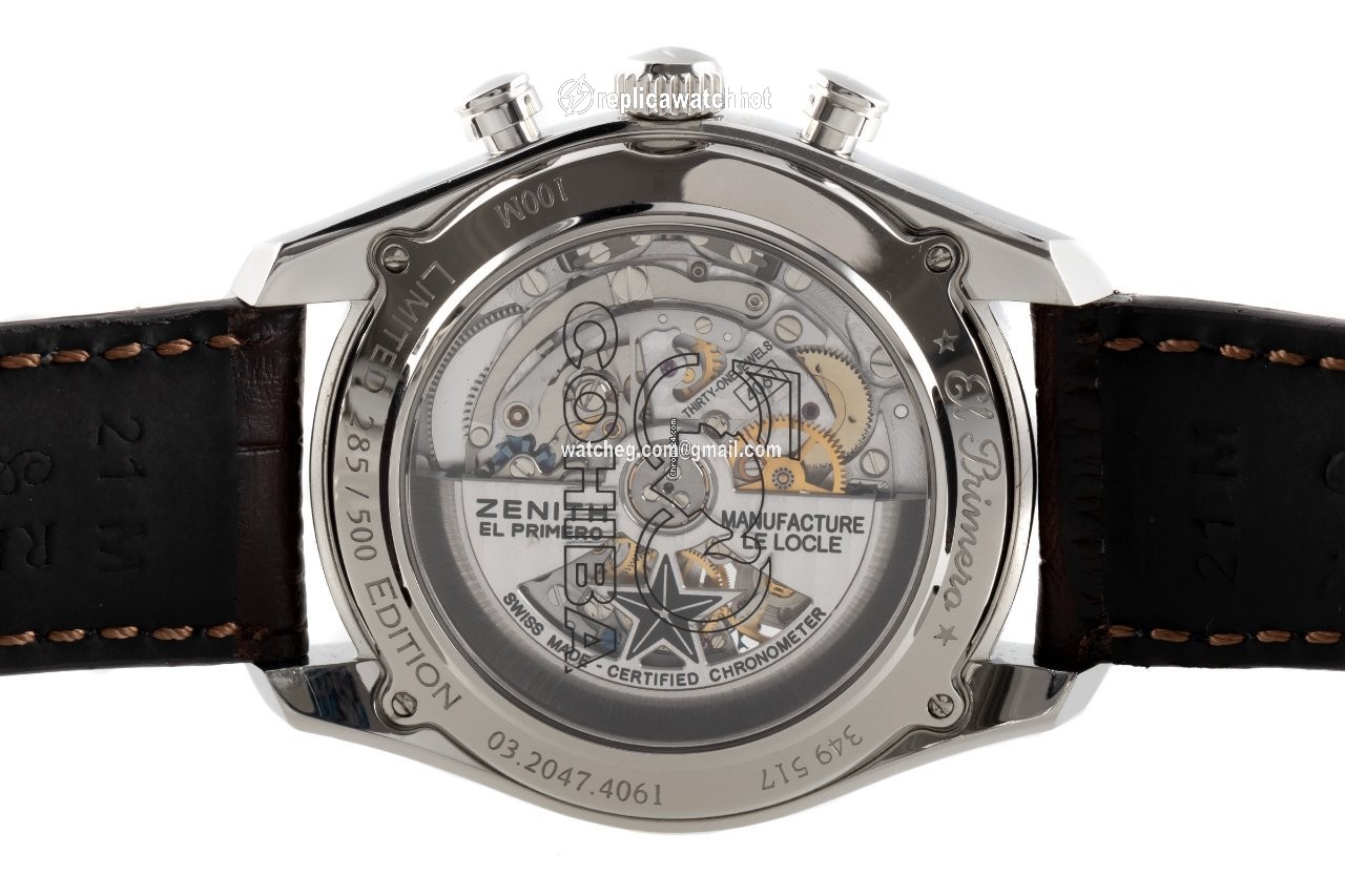 Zenith El Primero Chronograph Mens watch Unisex Automatic Steel 03.2047.4061 76.C494 5