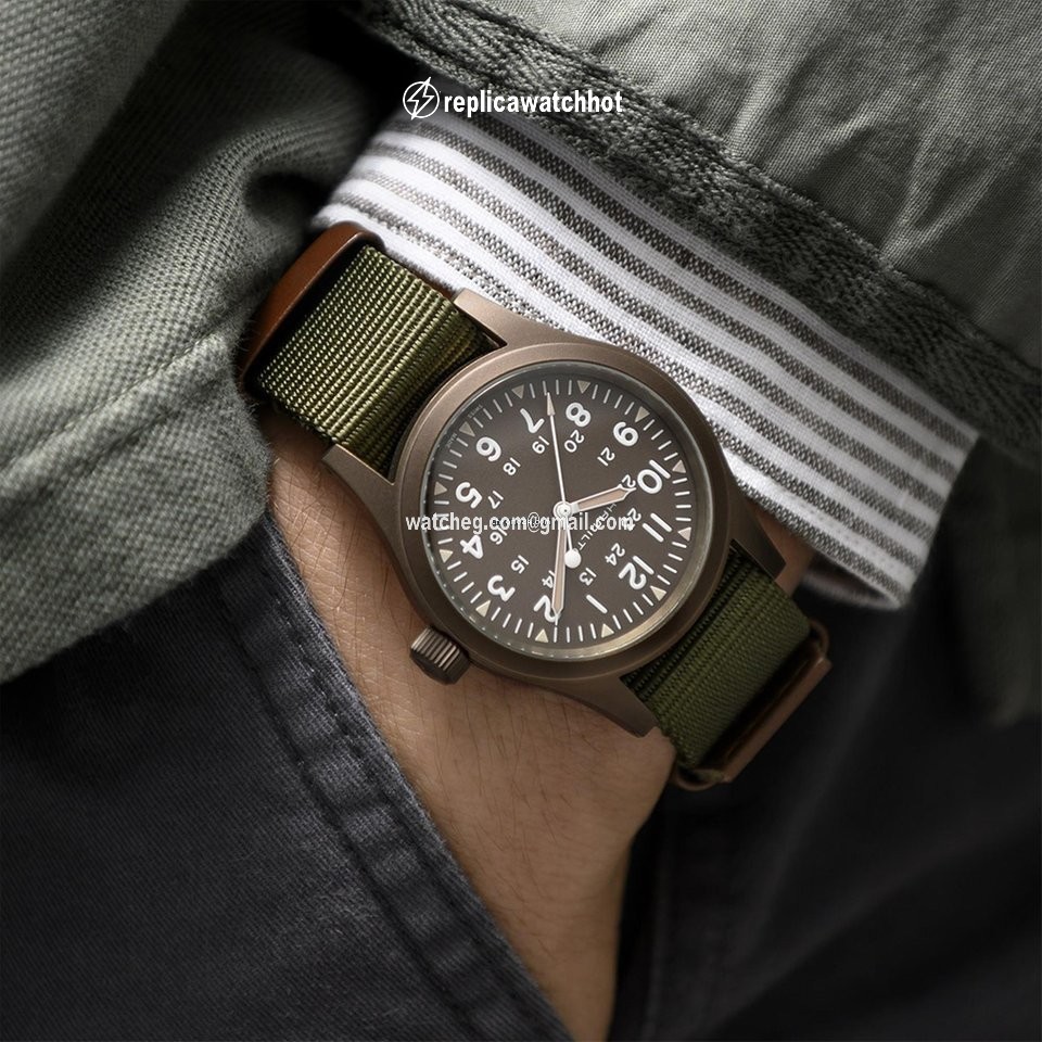 Hamilton Khaki Field Mens watch Unisex Manual winding Steel H69449961 5