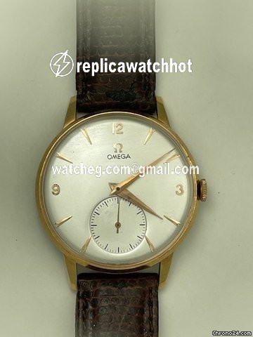 Omega Mens watch Unisex Manual winding Gold Steel Classic Dress 5