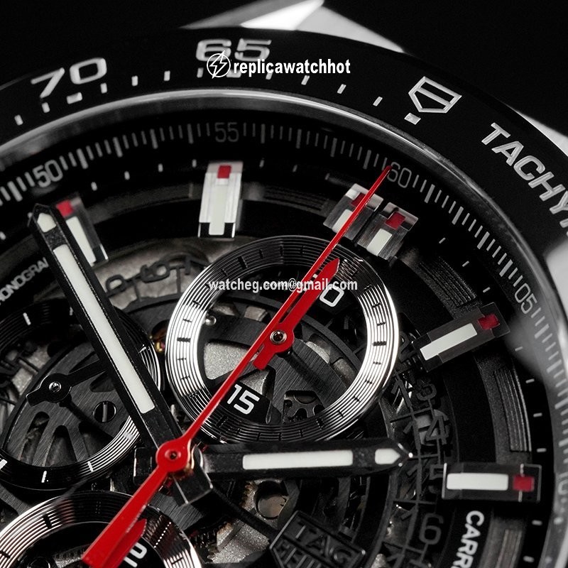 TAG Heuer Carrera Calibre HEUER 01 Mens watch Unisex Automatic Steel CAR2A1W.BA0703 5