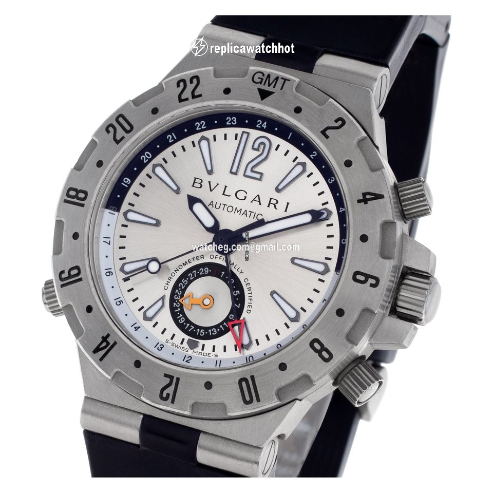 Bulgari Diagono Mens watch Unisex Automatic Steel GMT40 S 5