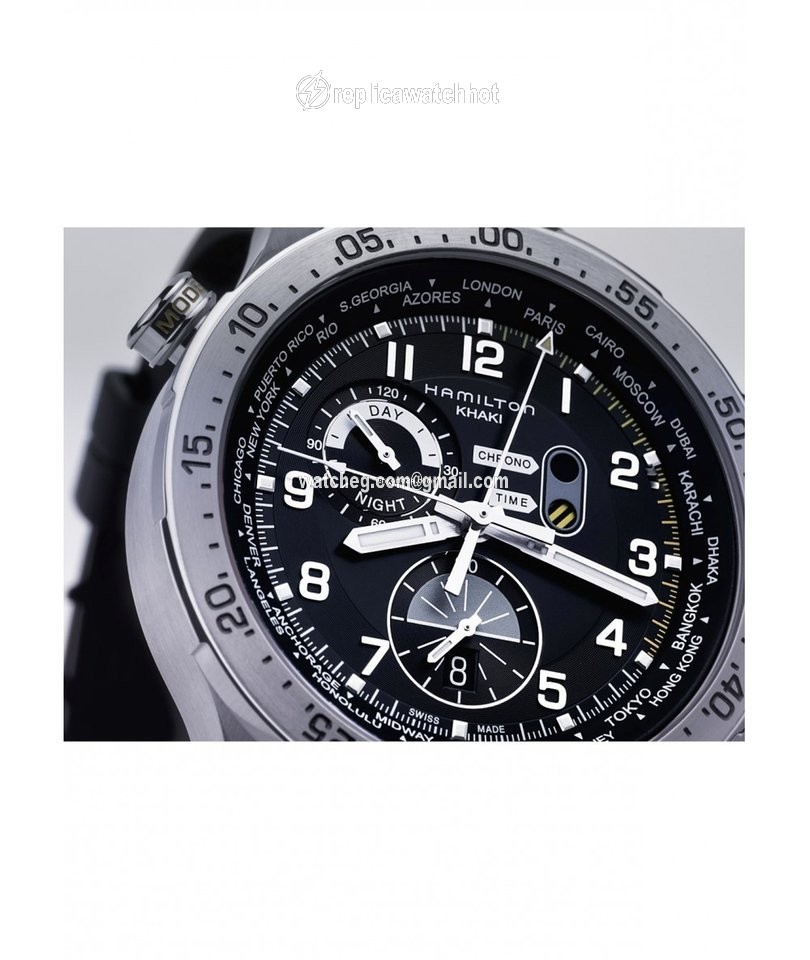 Hamilton Khaki Aviation Quartz Steel FC-H76714335 5
