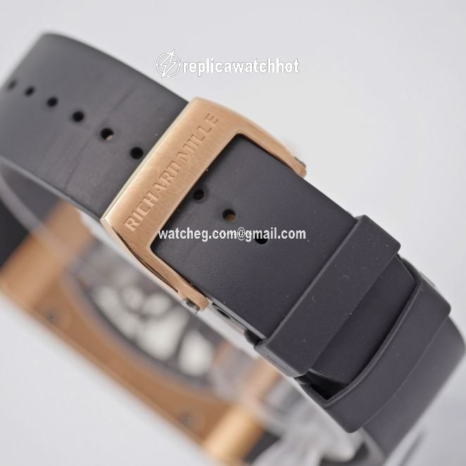 Richard Mille Mens watch Unisex Manual winding Rose gold RM017 5
