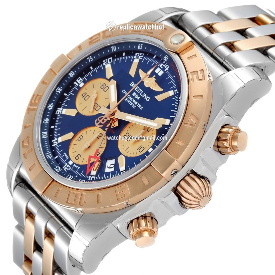 Breitling Mens watch Unisex Automatic Gold Steel CB042012 BB86 5