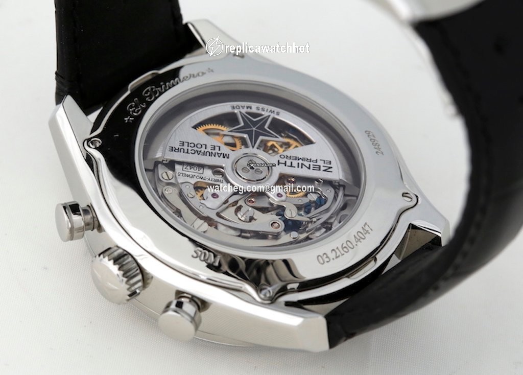 Zenith El Primero Mens watch Unisex Automatic Steel 03.2160.4047 02.C713 5
