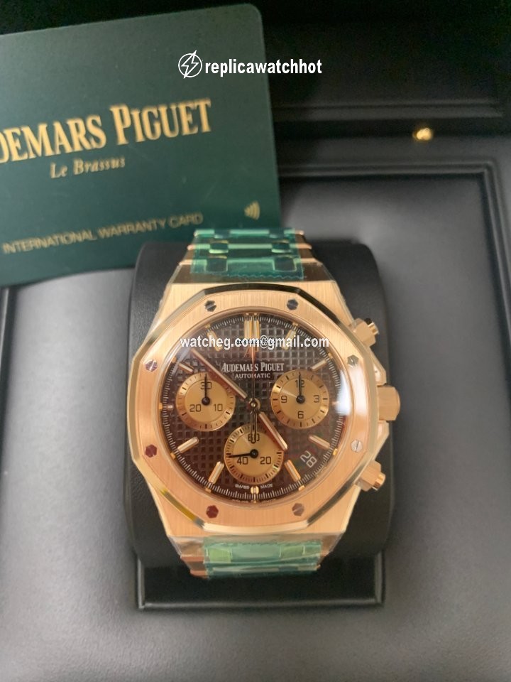 Audemars Piguet Royal Oak Chronograph Mens watch Unisex Automatic Rose gold 26239OR.OO.1220OR.02 5