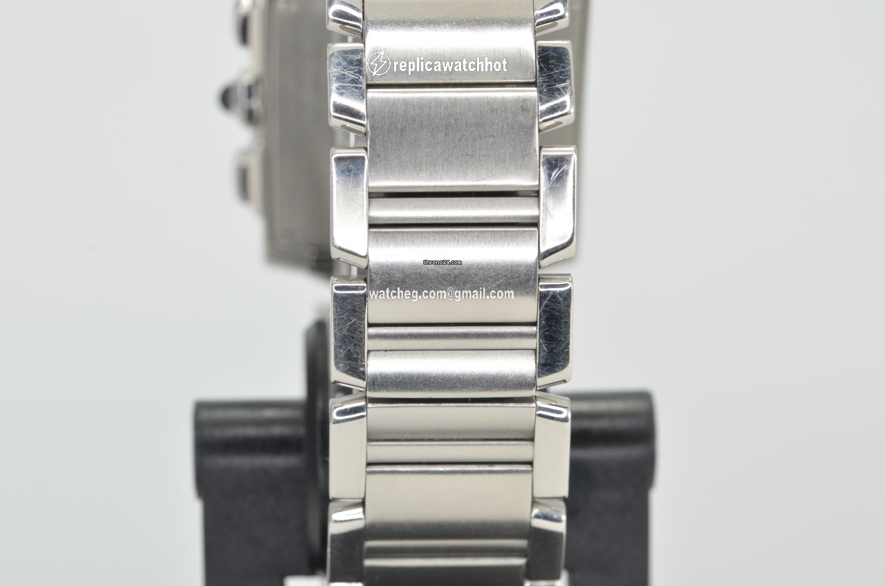 Cartier Tank Francaise Mens watch Unisex Quartz Steel 2303 5