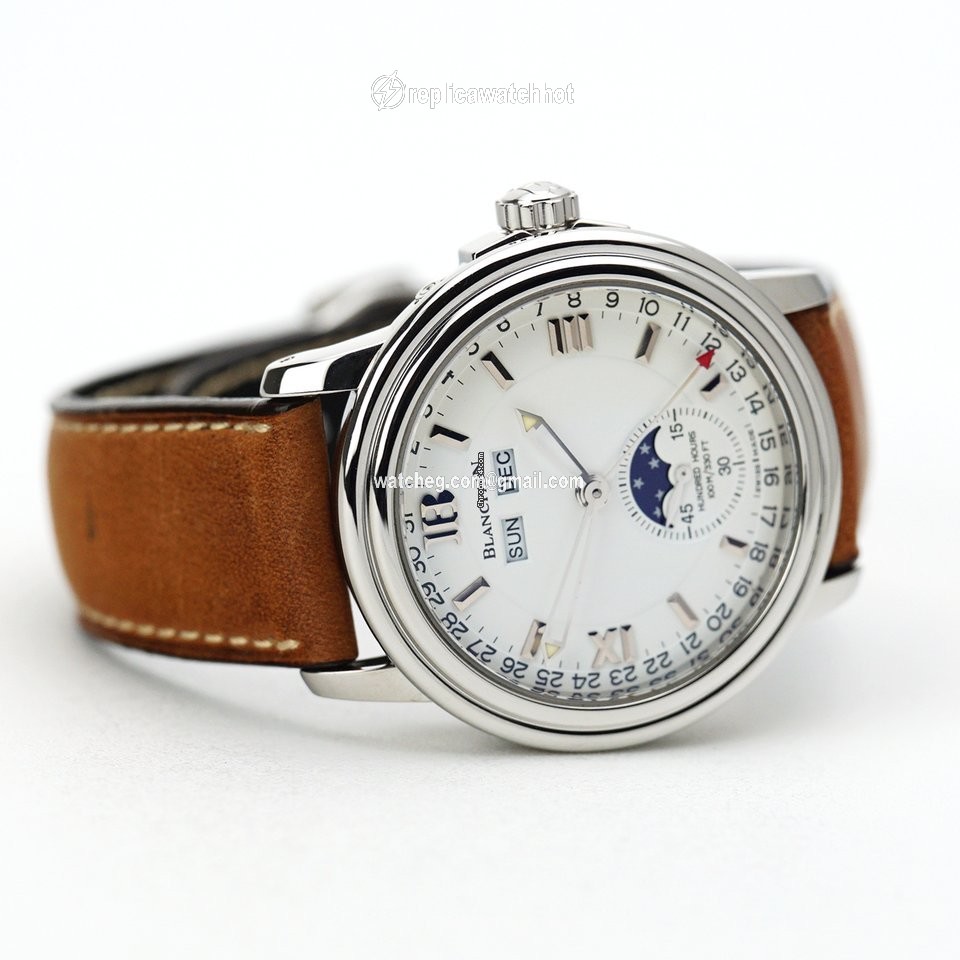Blancpain Leman Moonphase Steel 2763-1127a-53b 5