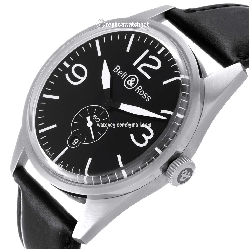 Bell & Ross Vintage Mens watch Unisex Automatic Steel BR123-95-SS 5