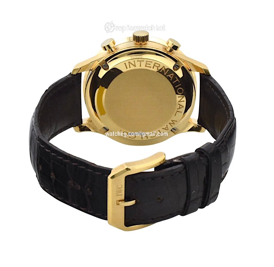 IWC Portuguese Chronograph Mens watch Unisex Automatic Yellow gold IW371416 5
