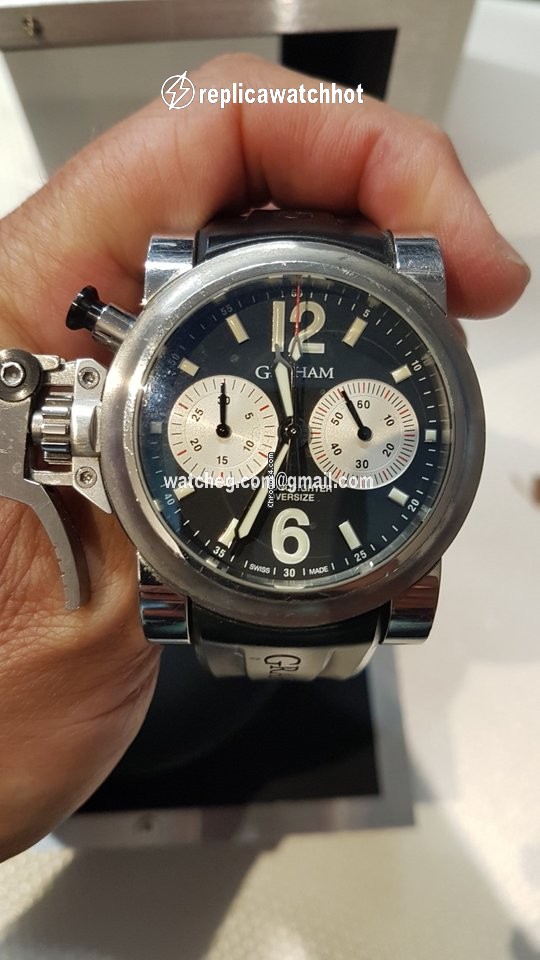 Graham Chronofighter Mens watch Unisex Automatic Steel 2OVAS.B07A.K10B 5