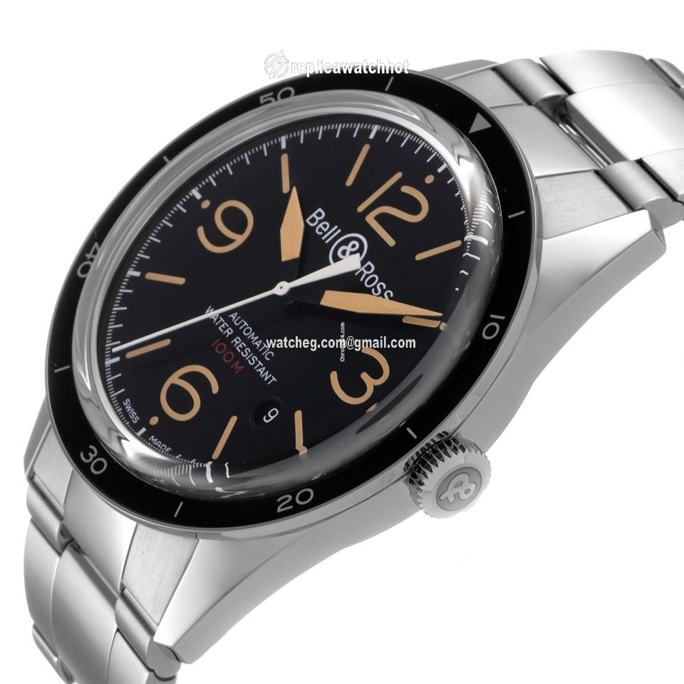 Bell & Ross BR V1 Mens watch Unisex Automatic Steel BRV123-ST-HER SST 5