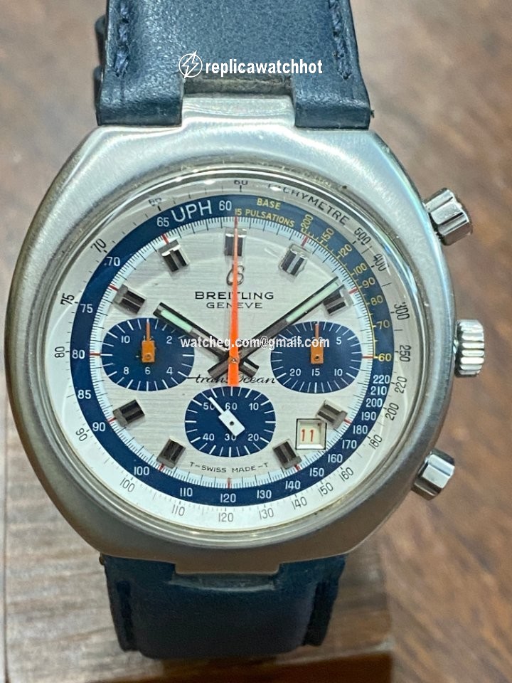 Breitling Transocean Chronograph Mens watch Unisex Manual winding Steel 7102 5