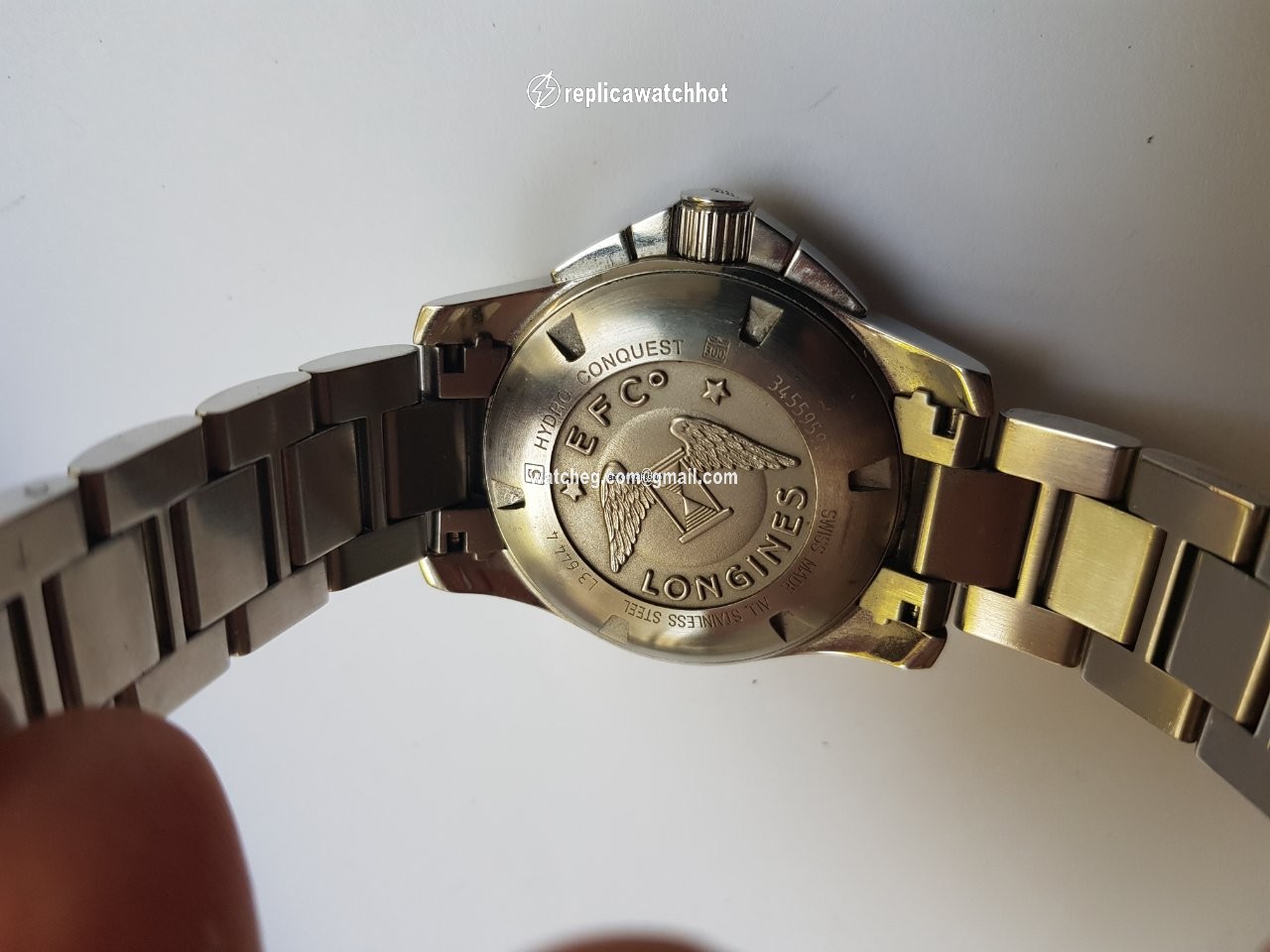 Longines HydroConquest Mens watch Unisex Automatic Steel L3.644.4.96.6 5