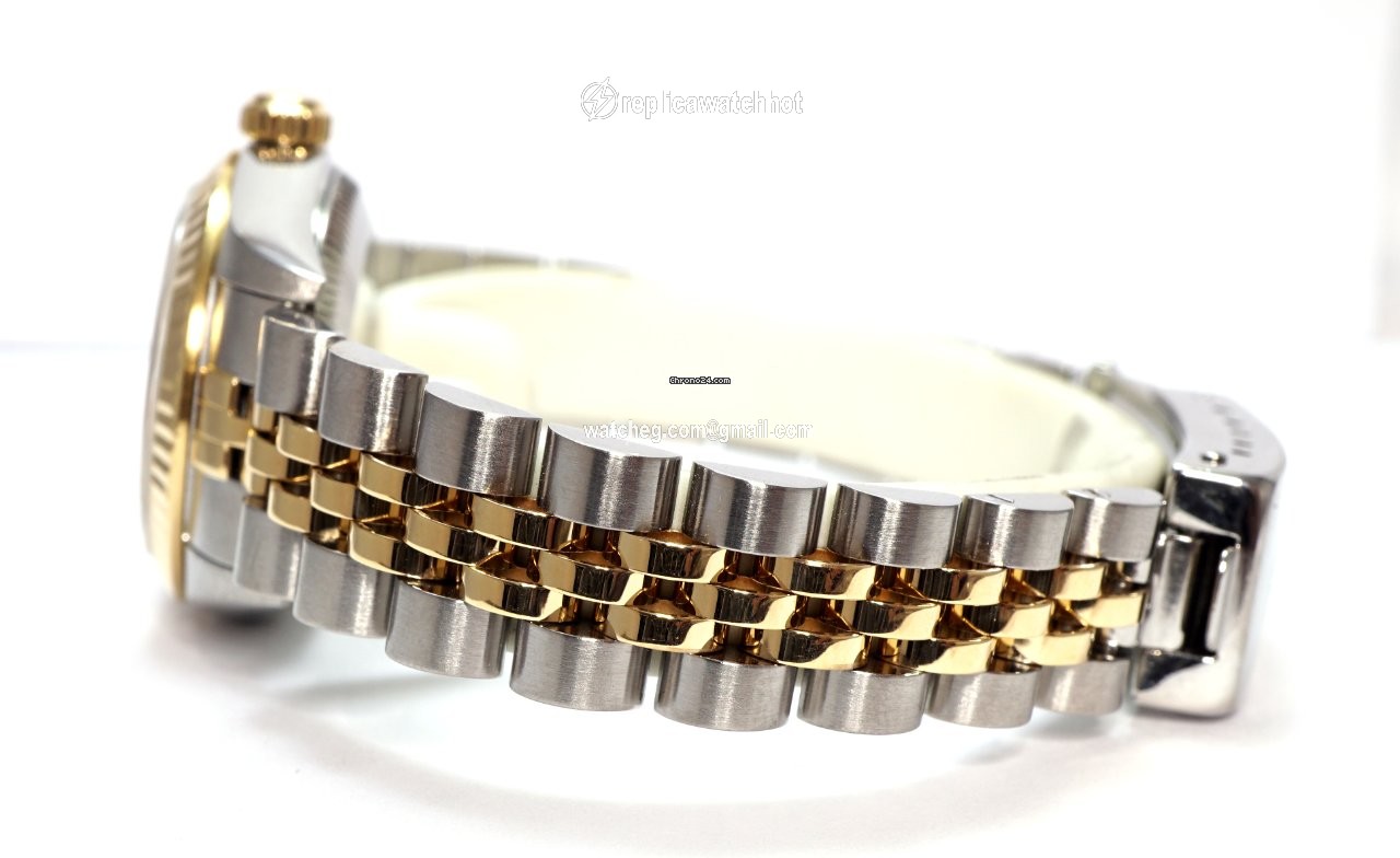 Rolex Oyster Perpetual 26 Womens watch Gold Steel Automatic 76193 5