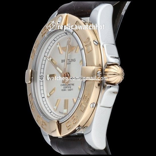 Breitling Galactic 32 Womens watch Quartz Gold Steel C71356 5