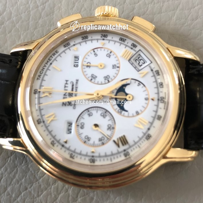 Zenith El Primero Mens watch Unisex Automatic Yellow gold 30.0240.410 5