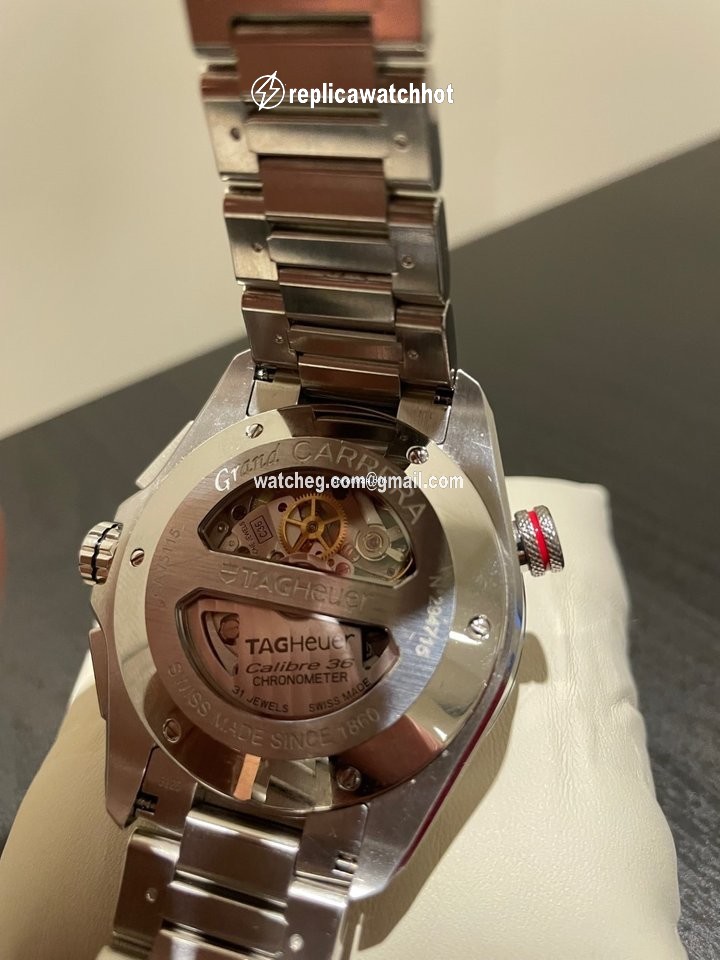 TAG Heuer Grand Carrera Mens watch Unisex Automatic Steel CAV5115 5