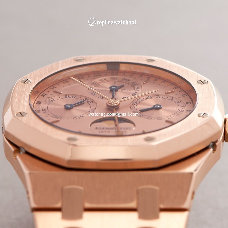 Audemars Piguet Royal Oak Perpetual Calendar Mens watch Unisex Automatic Rose gold 25810OR.OO.0944OR.01 5