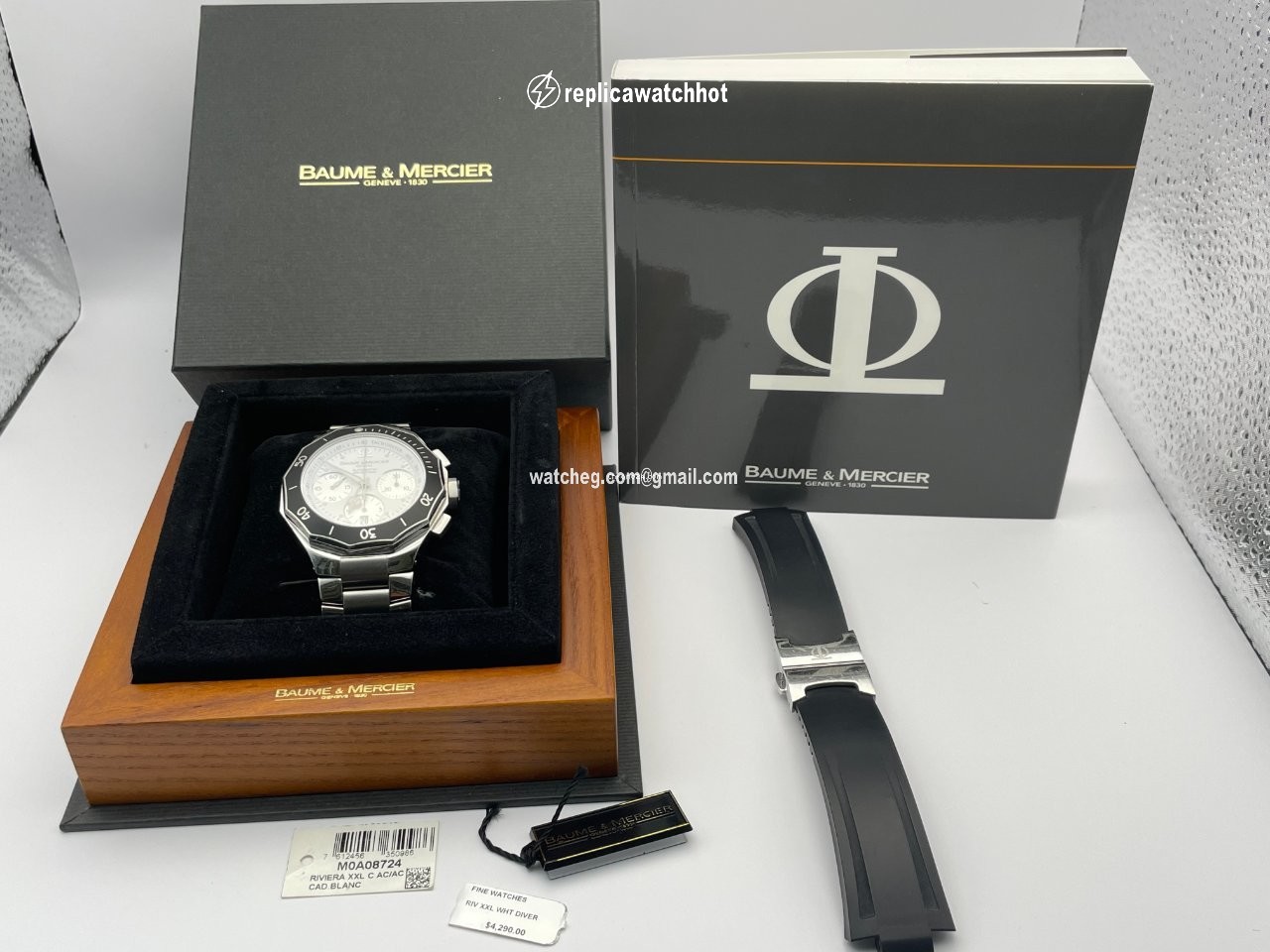 Baume & Mercier Riviera Mens watch Unisex Automatic Steel MOA08724 5