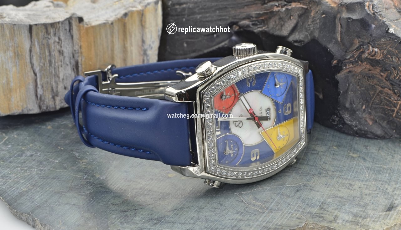 Jacob & Co. Five Time Zone Mens watch Unisex Quartz Steel JC-13D 5