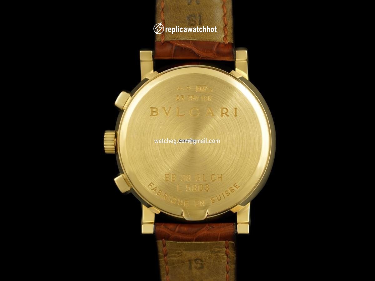 Bulgari Mens watch Unisex Automatic Yellow gold 8057SH 5