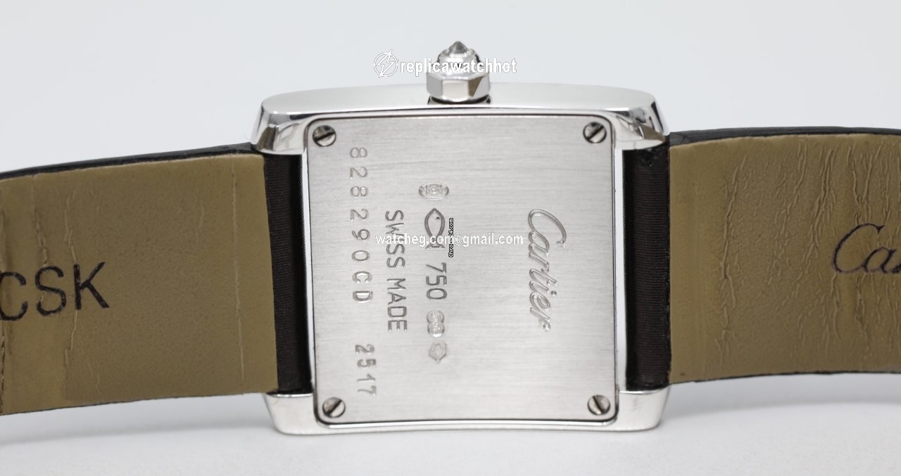 Cartier Tank Francaise Womens watch Quartz White gold Cartier 2517 5