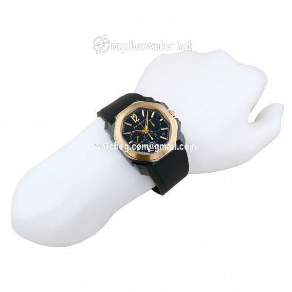 Bulgari Octo Automatic Gold Steel BGOP41SGCH 5