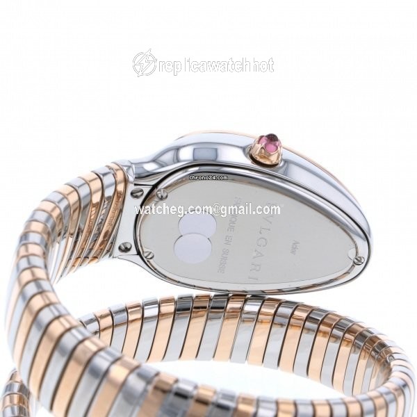 Bulgari Serpenti Quartz Gold Steel SP35C3SPGD.1T 5