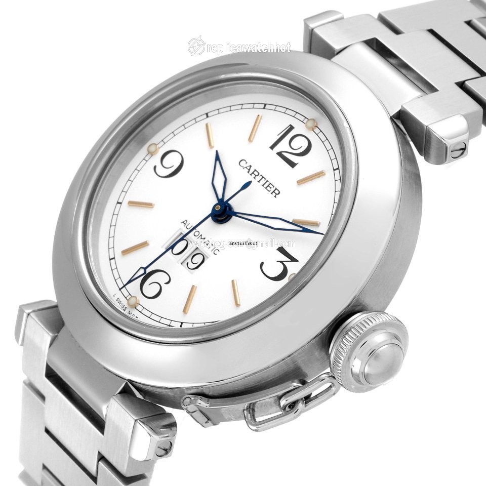 Cartier Pasha C Mens watch Unisex Automatic Steel W31044M7 5