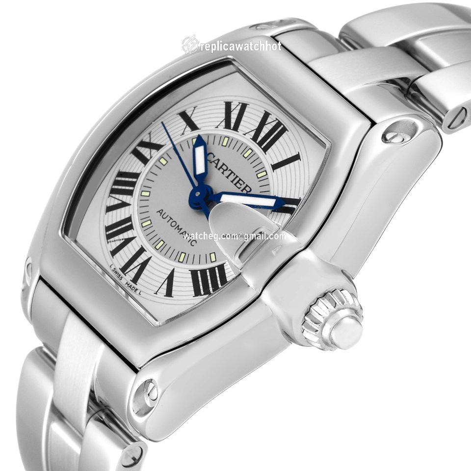 Cartier Roadster Mens watch Unisex Automatic Steel W62000V3 5