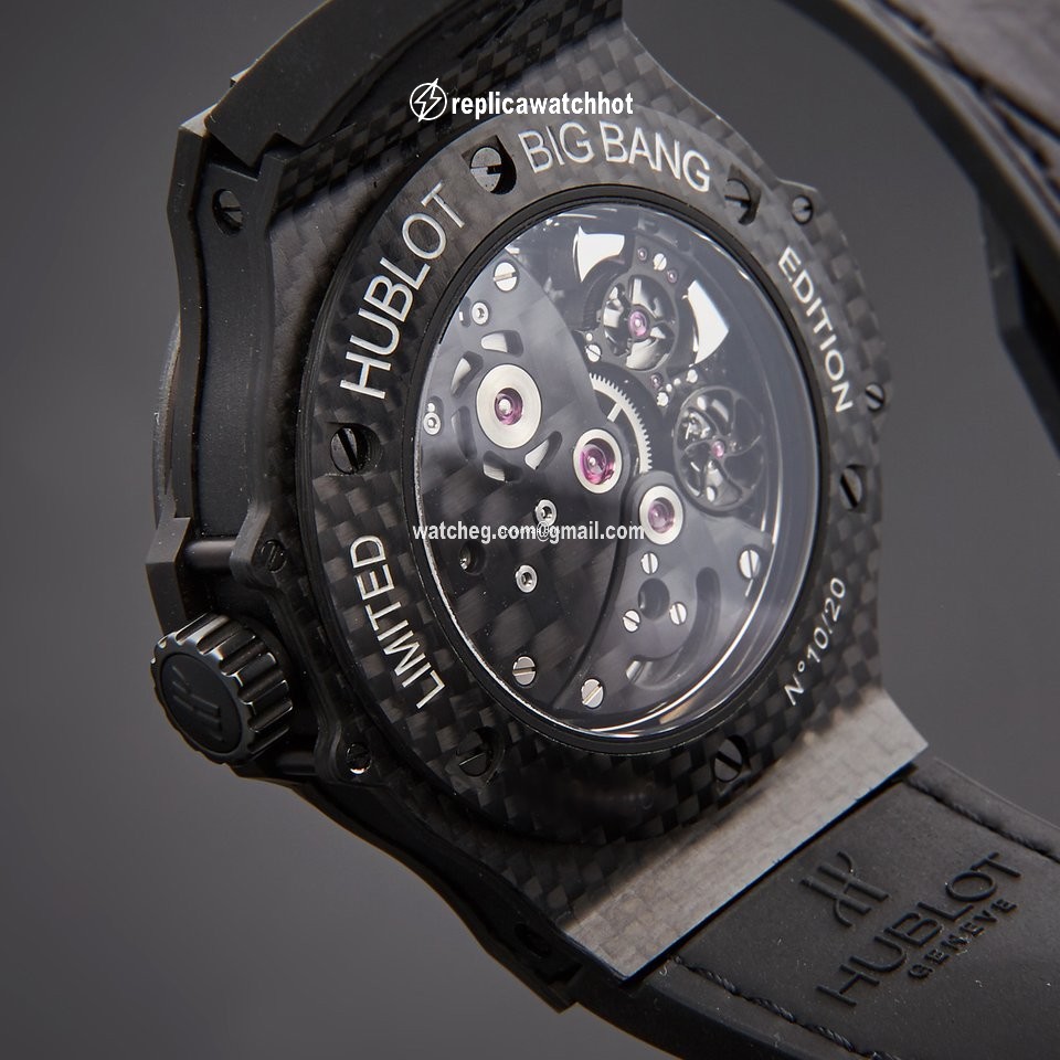 Hublot Big Bang Mens watch Unisex Manual winding Carbon 304.QX.1140.HR 5
