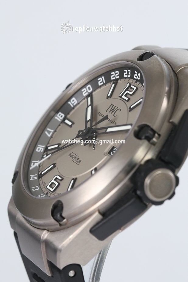 IWC Ingenieur Dual Time Mens watch Unisex Automatic Titanium IW3264-03 5