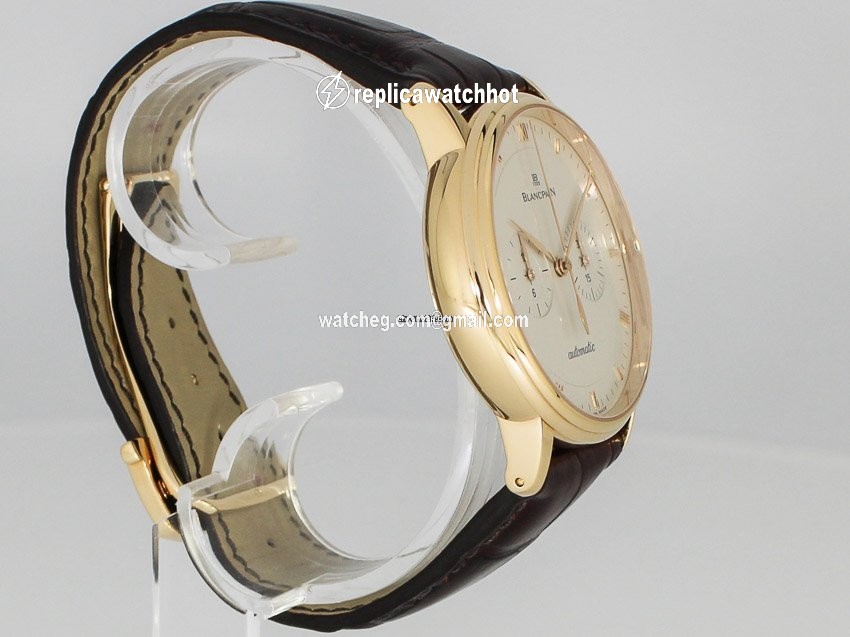 Blancpain Villeret Mens watch Unisex Automatic Rose gold 4082-3642-55B 5