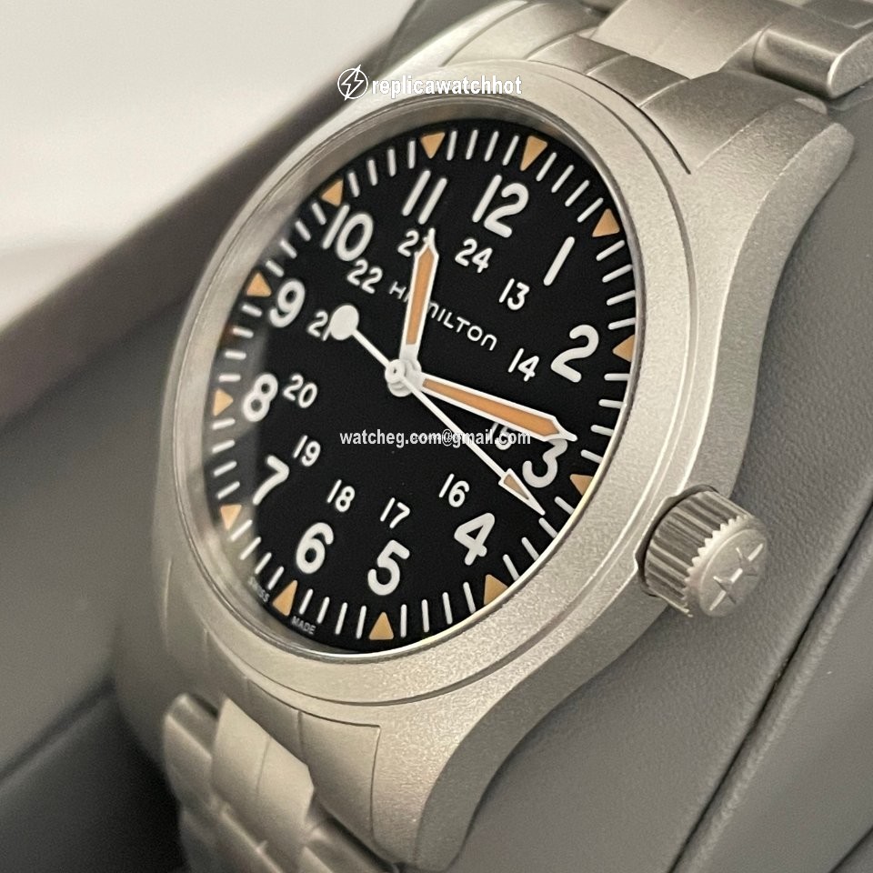 Hamilton Khaki Field Mens watch Unisex Manual winding Steel H69529133 5