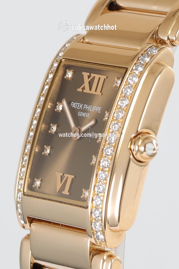 Patek Philippe Twenty~4 Womens watch Quartz Rose gold 4910 11R-010 5