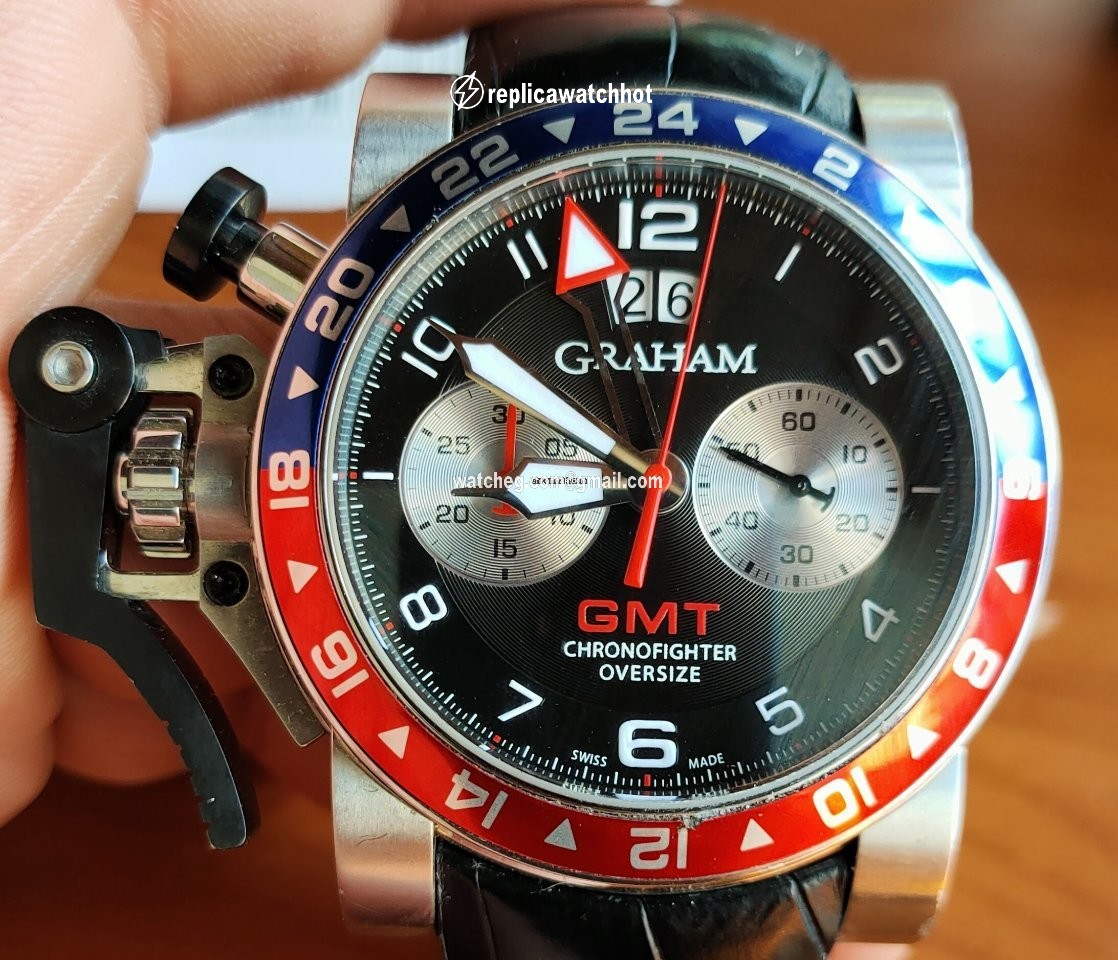 Graham Chronofighter Oversize Mens watch Unisex Steel 2OVHS.B39A 5