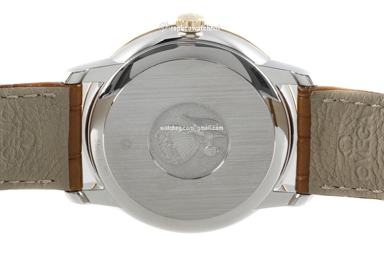 Omega De Ville Prestige Mens watch Unisex Automatic Gold Steel 424.23.40.20.02.001 5