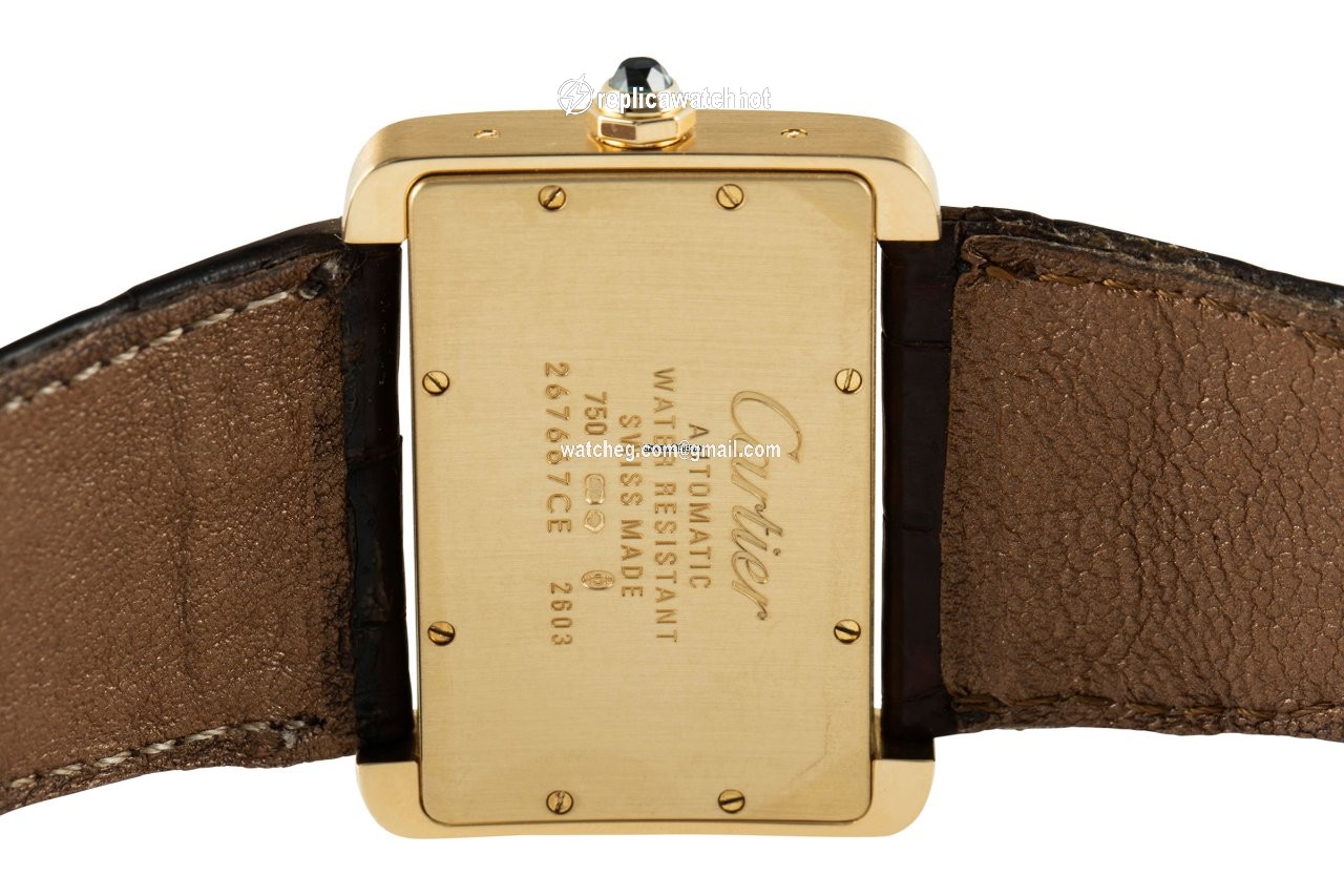 Cartier Tank Divan Mens watch Unisex Automatic Yellow gold 2603 5