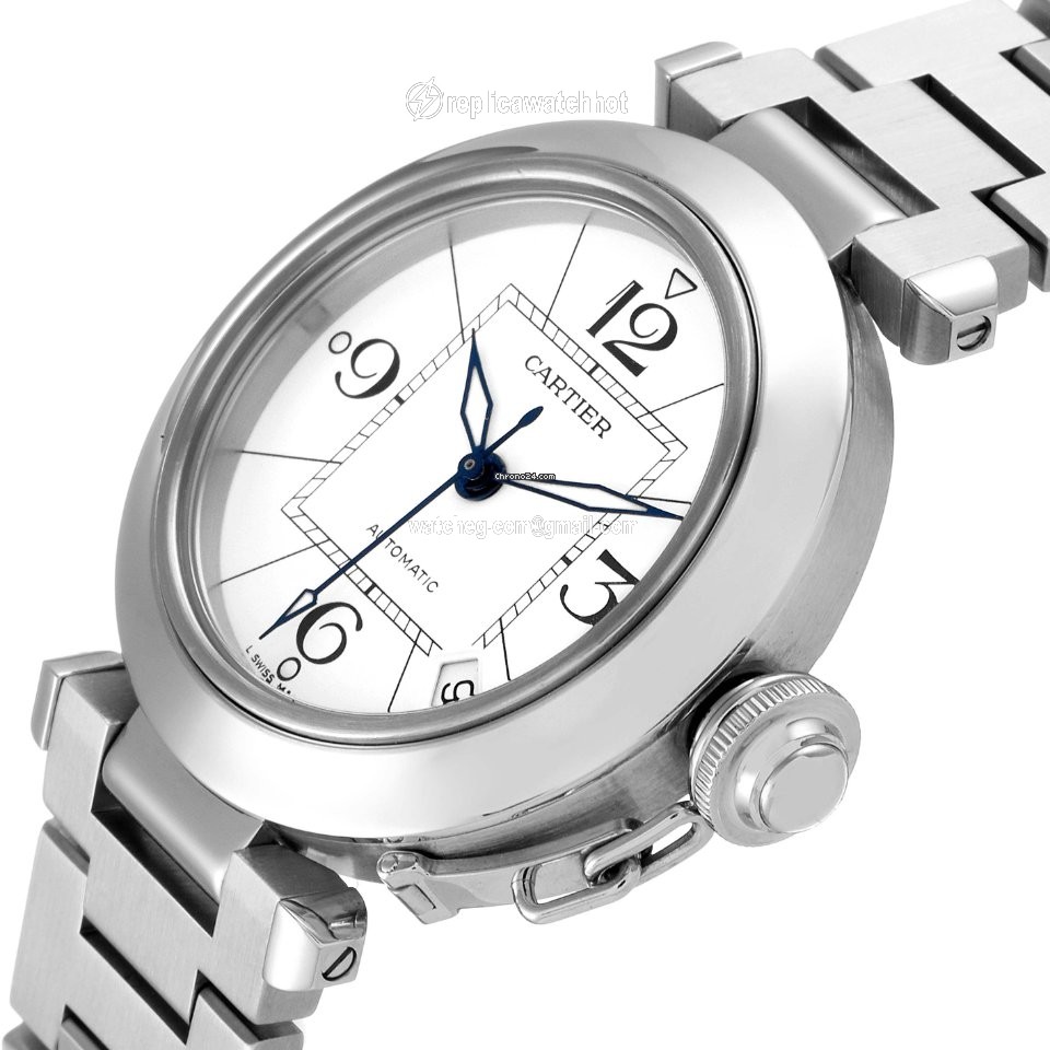 Cartier Pasha C Mens watch Unisex Automatic Steel W31074M7 5
